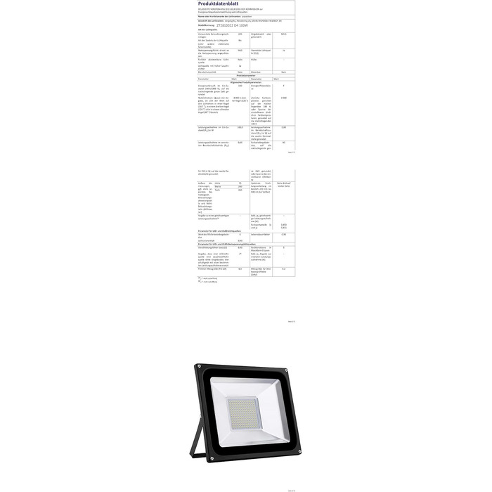 LED Floodlight Outdoor | Outdoor Floodlight | LED Spotlight Floodlight Floodlight Outdoor Spotlight Cool White | Super Bright 10000LM 6000K Cool White IP65 Waterproof Floodlight Wall Light for Garden Sports Field (100W, Warm White)