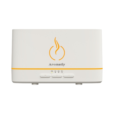 Ультразвуковий зволожувач повітря Aromatly Flame 2, білий, 20 мл/год