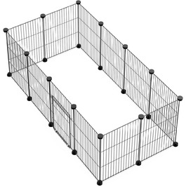 Металевий загін для кроликів LANGXUN, 12 шт. (120x60x38 см)