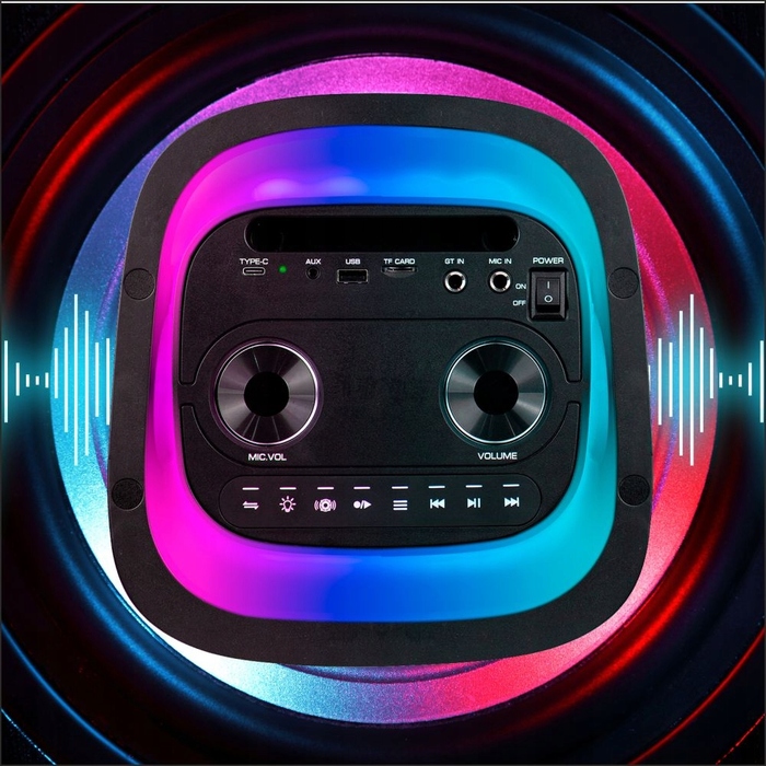Портативна караоке-система Bluetooth Power Audio Manta ARGOS, 100 Вт, з мікрофоном