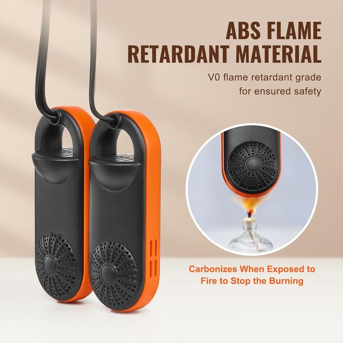 Сушарка для взуття VEVOR з 4 трубками та таймером, 200 Вт, сушарка для чобіт та взуття з тепловим обдувом