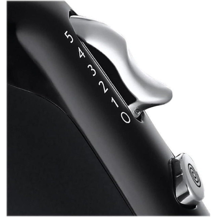 Міксер Russell Hobbs Handmixer Matt Schwarz 24672-56: 5 швидкостей + турбо, 2 насадки, зручна парковка