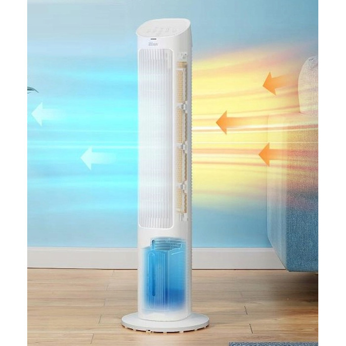 Колонний вентилятор Zilan TOWER FAN COOLER, білий