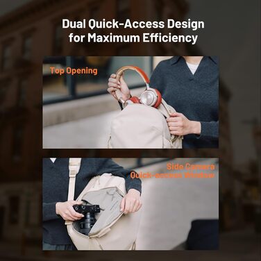 Рюкзак для камери PGYTECH OneGo Lite 16L, чорний, водонепроникний, для фотографів, сумісний з Sony/Canon/Nikon, 14