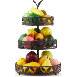 Багатоярусна фруктова корзина для кухні, підставка для фруктів, знімна корзина для зберігання, стійка для кухонного столу, робочої поверхні, обіднього столу