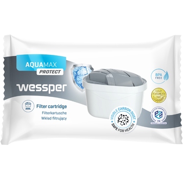Смінні фільтрувальні картриджі Wessper AquaMax Protect, 6 шт., BPA Free, потрійна фільтрація