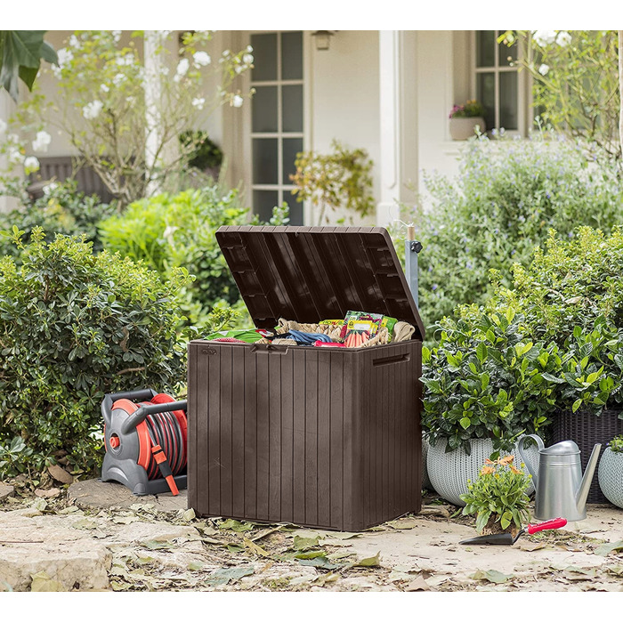 Садова скриня Keter City Storage Box 113 л, коричнева