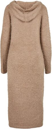 Кардиган жіночий з капюшоном та пір'ям Urban Classiс, чорний (XS, Softtaupe)