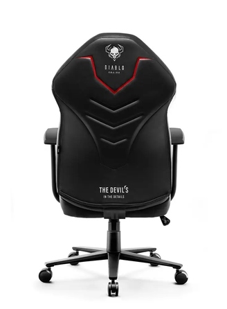 Ігрове крісло Diablo Chairs X-Gamer 2.0, тканина, чорне