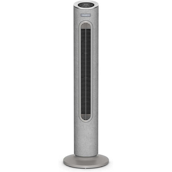 Вентилятор Rowenta Eole Infinite VU6620: тихий, потужний, з таймером та горизонтальною осциляцією | Чорний