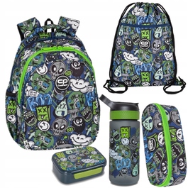 Великий шкільний рюкзак CoolPack багатокомパートментний, 21 л, з відділенням для ноутбука