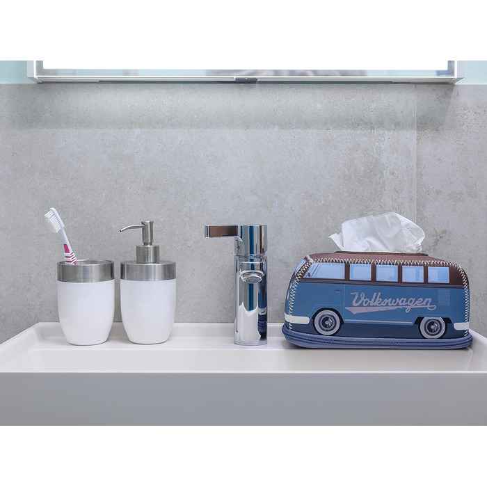 Диспенсер для серветок BRISA VW Collection Volkswagen T1 Bulli (Бургунді/Коричневий)