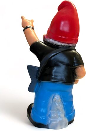 Cheerful Garden Gnome Rocker