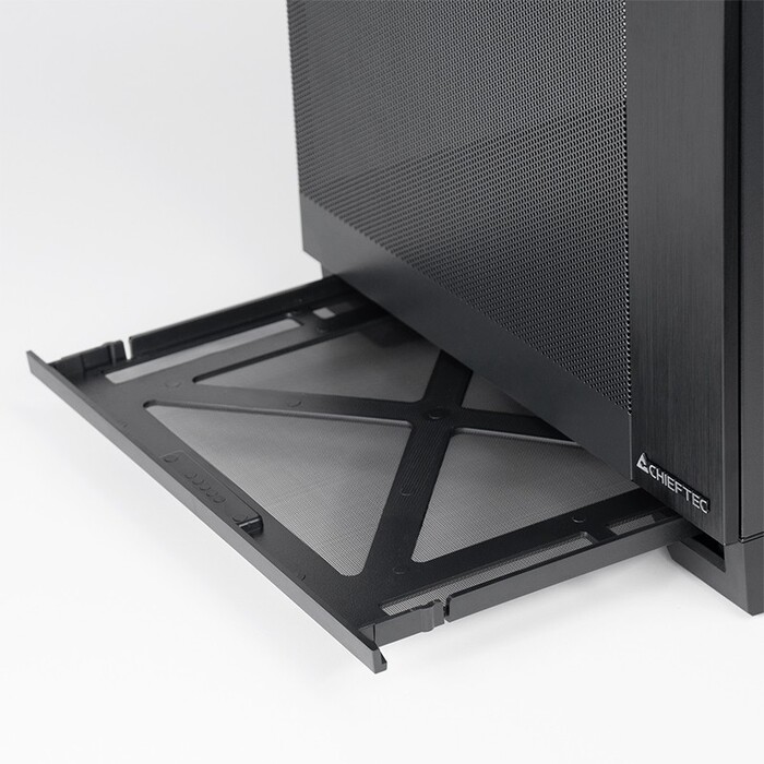 Корпус Chieftec VISIO AIR GM-30B-M-OP ATX, чорний, з вікном, без блоку живлення
