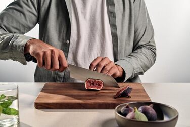 Кухонний ніж Сантоку ZWILLING Professional S, нержавіюча сталь, 17 см, чорний