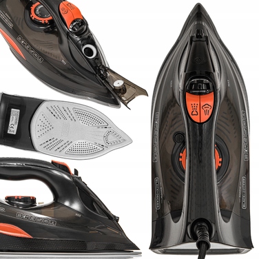 Парова праска Black+Decker BXIR3000E (3000 Вт; чорна)