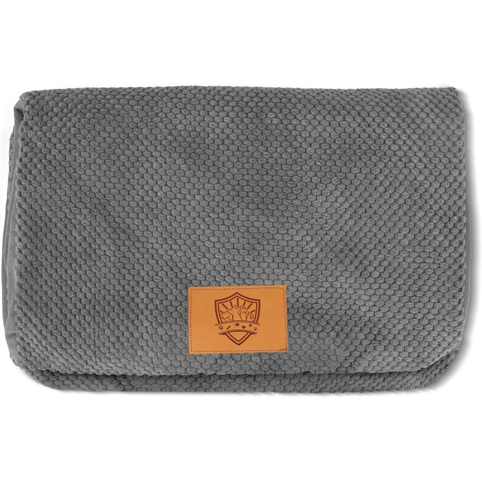 Сходинки для собак Zvonema: 3 сходинки, 60x40x40 см, сірий плюшевий чохол, водонепроникні, з антиковзким покриттям