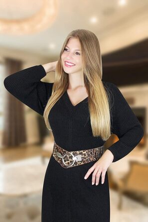 Жіночий еластичний пояс на талію Vanessa & Melissa, рожевий, 80 см (для талії 85-105 см), ширина 6 см, срібна пряжка