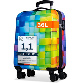 Чемодан NOWI Hartschaenkoffer Mittegroß: 68 літрів, 8 коліс, ABS, з TSA-замком та телескопічною ручкою. Ідеальний для подорожей, ручної поклажі та середніх поїздок