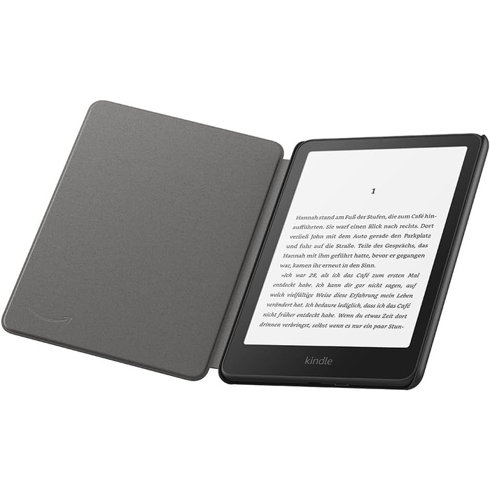 Чохол для Amazon Kindle Paperwhite та Amazon Kindle Colorsoft: легкий, складний, з екологічного матеріалу (чорний)