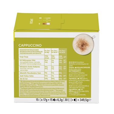 Кавові капсули NESCAFÉ Dolce Gusto Cappuccino, 90 капсул (3 упаковки по 30 шт)
