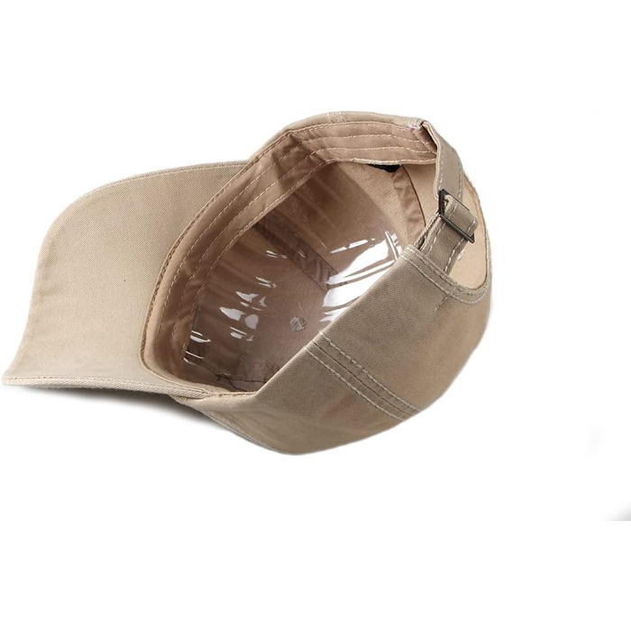 Кепка бейсболка YAMEE джинсова унісекс для чоловіків та жінок, спортивна шапка для активного відпочинку, риболовлі, кемпінгу, один розмір (2/Бежевий)