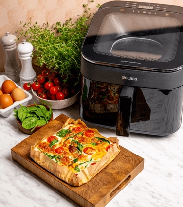 Аерофритюрниця 4Swiss ABB-025 SkylightView 1700 Вт, 6,5 л, з вікном