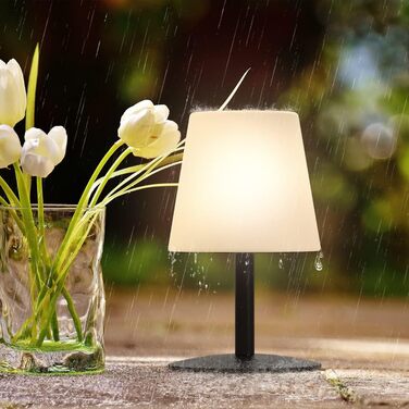 Акумуляторний LED настільний світильник Malux з димером, теплий/холодний білий (3000K/7500K), водонепроникний IP44 для дому та саду