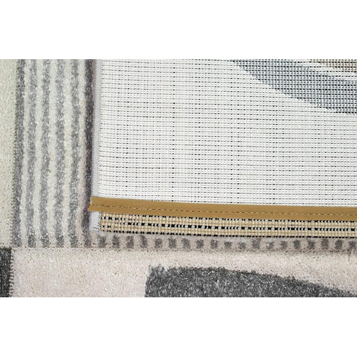 Dreamy Rug Children's Room Rug Play Rug Rainbow Dots Hearts Beige Gray Cream Size 160x230 cm