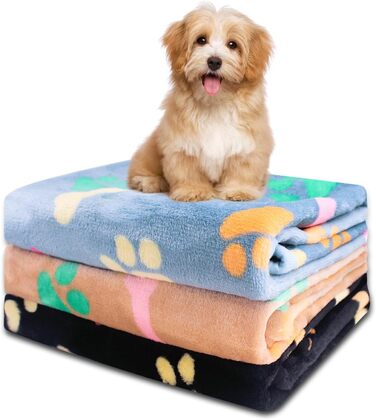 М'який плед для кота та собаки, 5 шт., 76x52 см, чорний+синій+коричневий+рожевий+білий