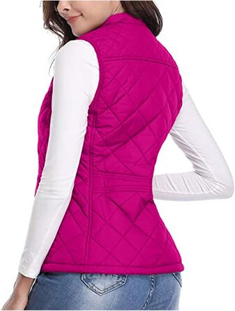 Жіночий теплий жилет з пуховим наповнювачем, вітро- та водовідштовхувальний, для активного відпочинку, з кишенями, колір рожевий, розмір S