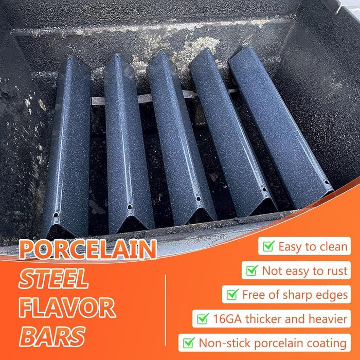 Решітка-гриль для Weber Genesis E-310/320/330, S-310/320/330 (2007-2016) GFTIME (2 шт.) з емальованої сталі