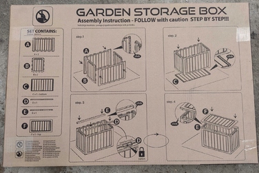 Садова скриня Prosperplast BoardeBox, 190 л, коричнева