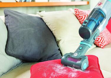 Бездротовий пилосос Hoover H-Free 500 Hydro Plus з функцією миття підлоги та світлом – 3-в-1: пилосос, мийка, ручний пристрій. 30 хв роботи, насадки для підлоги, кутів та меблів. 2 акумулятори.