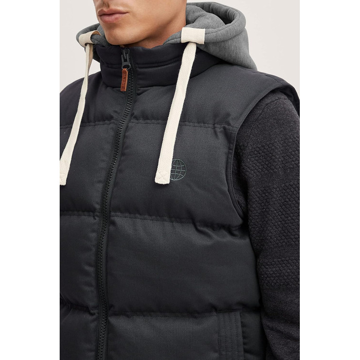 Чоловіча куртка Blend BHJen Wete - вологостійка, з капюшоном, Regular fit, Phantom Grey (70010)