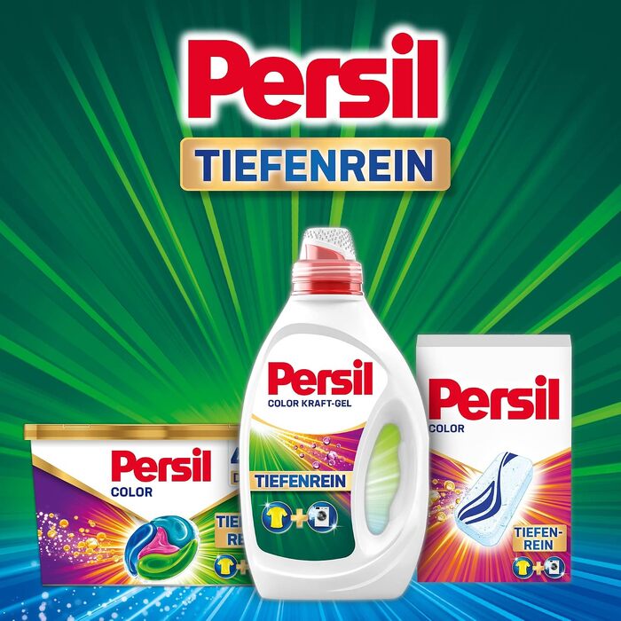 Капсули для прання кольорових речей Persil Power Bars, 60 шт, для гігієнічної свіжості та захисту кольорів