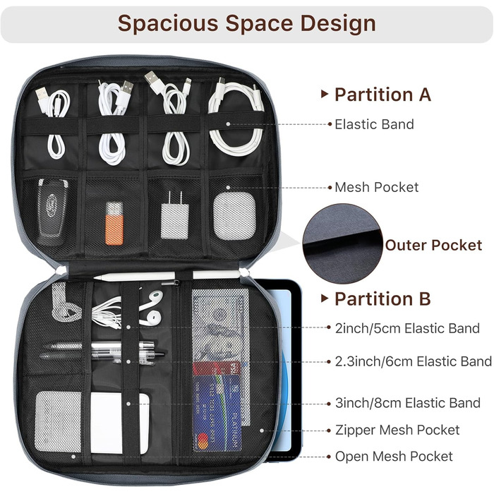 Органайзер для гаджетів Dadanism - універсальна сумка-чохол для планшетів 9-11
