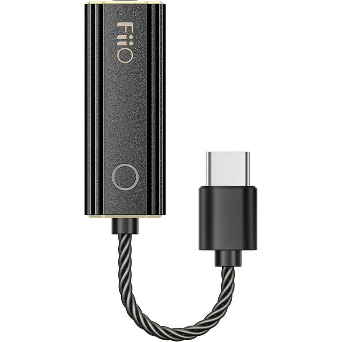 Підсилювач навушників FiiO JadeAudio KA1, USB DAC, висока роздільна здатність, 3.5 мм, без втрат, для смартфонів/PC/ноутбуків/плеєрів (Type-C, чорний)