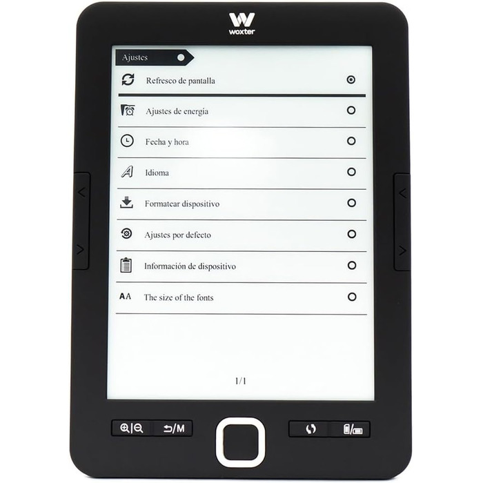 Woxter Scriba 195 Black - Електронна книга з 6