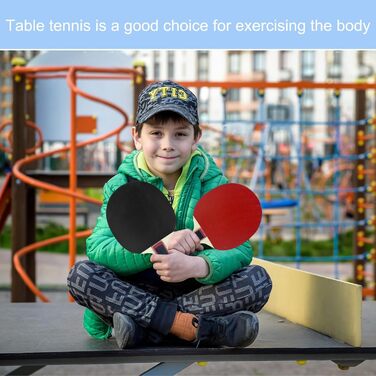 Набір для настільного тенісу: 2 ракетки, 3 м'ячі, сумка. Преміум якість, для дітей та дорослих, тренування та відпочинок (у приміщенні та на вулиці)