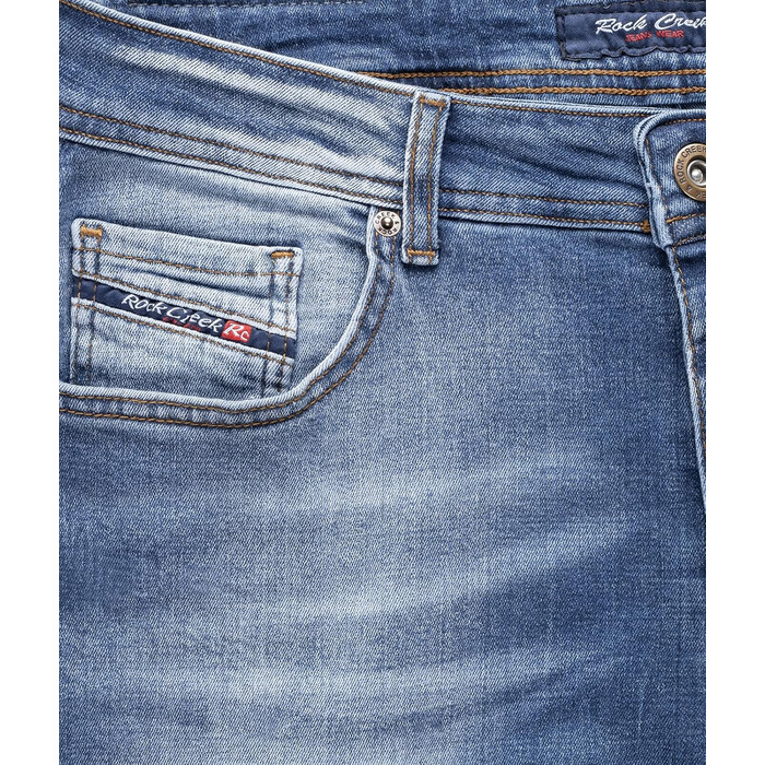 Чоловічі джинси Rock Creek Straight-Cut RC-2091 (31W/32L, сині) - Класичні джинси прямого крою
