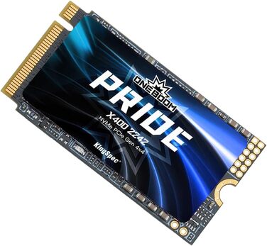 KingSpec ONEBOOM X400 SSD NVMe PCIe Gen4x4: Ігровий SSD для PS5, PC, Laptop (2TB)