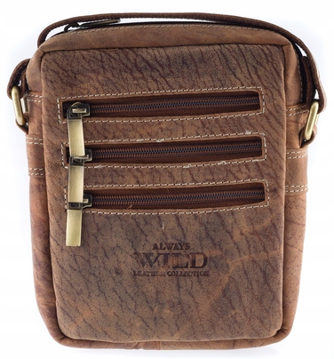 Сумка-бананка Always Wild на плече 250-MH-1794 TAN коричнева