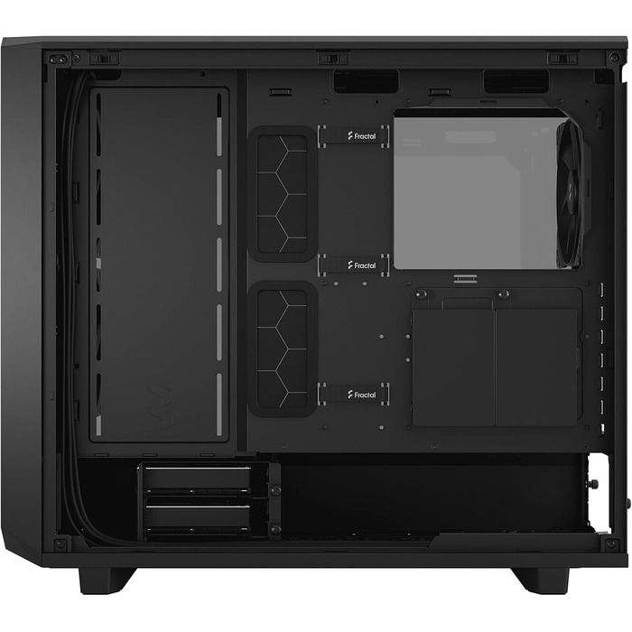 Корпус ПК Fractal Design Meshify 2 Lite White з прозорою панеллю з темпурованого скла, ATX, FD-C-MEL2A-04 (Чорний)
