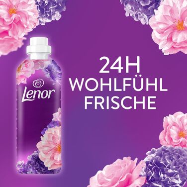 Кондиціонер для білизни Lenor Blütentraum, Мегапак 12 шт по 756 мл (на 432 прання), аромат Квітковий сон, активний захист від запахів