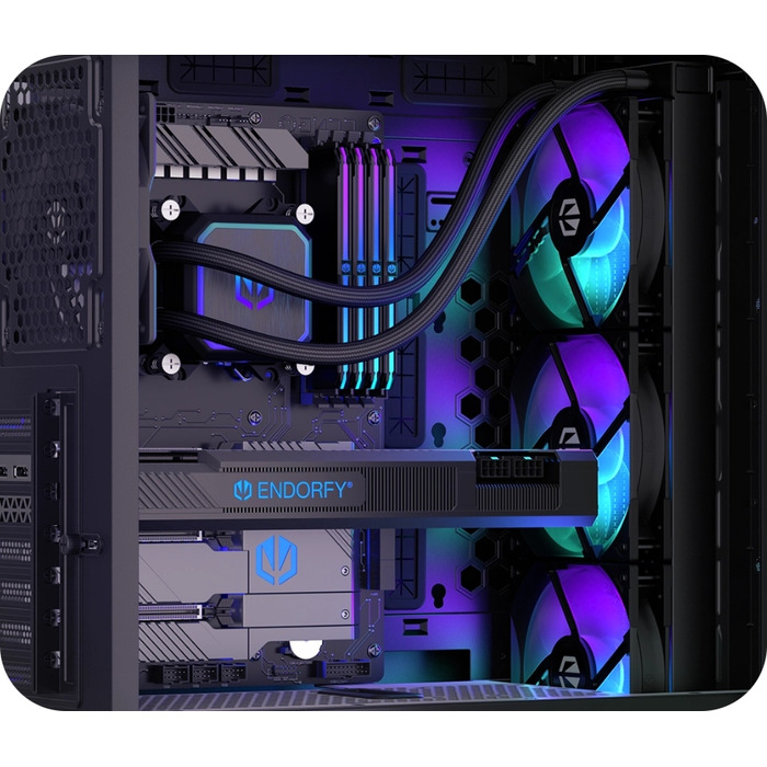 Рідинне охолодження Endorfy Navis F360 ARGB AIO 3x120mm Fluctus ARGB