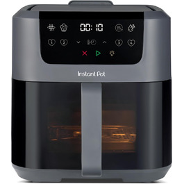 Фритюрниця готує повітрям Instant Pot Vortex Compact Trüffel Grau 5 л з антипригарним покриттям, 4-в-1 (смаження, сушка, випічка, підігрів)