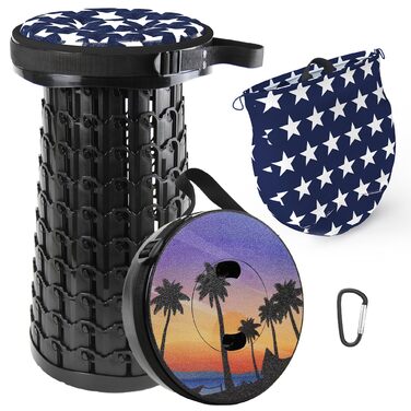 Складний туристичний стільчик Alevmoom - легкий, компактний, 600lbs, для кемпінгу, риболовлі, BBQ, кухні