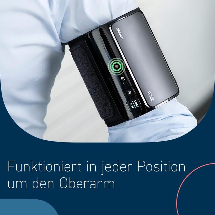 Тонометр OMRON EVOLV автоматичний на плече, бездротовий, клінічно перевірений, для вагітних, з безкоштовним додатком для здоров'я OMRON connect, акція: 6 місяців OMRON connect Premium у подарунок