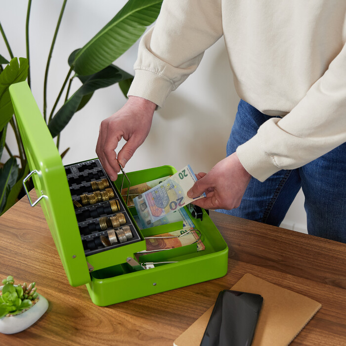Relaxdays Cash Box Комбінація номерів Євро